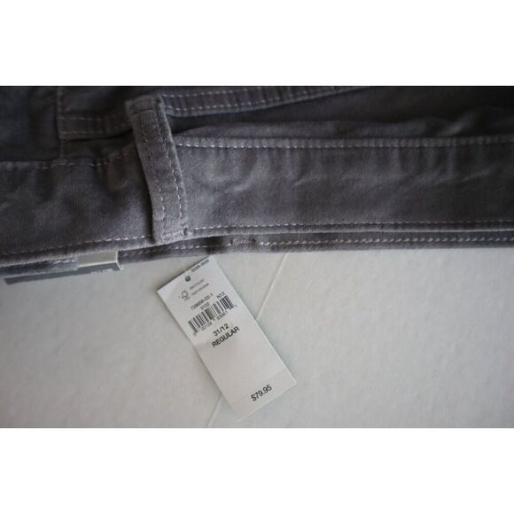 GAP 728856 Women's Sz 31/12R Pilot Gray High Rise Velvet Vintage Slim Pants - Picture 6 of 14